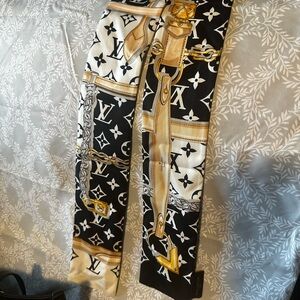 Louis Vuitton Black and Yellow Monogram Bandeau